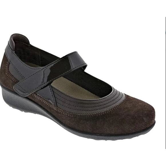DREW GENOA BLACK ORTHAPEDIC COMFORT MARYJANES 10w wide - Picture 1 of 11